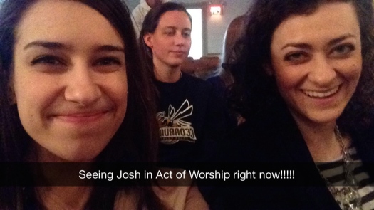Casey and I got to see Josh KILL IT in his role in Doug Malcolm's play Act of Worship! Incredible.
